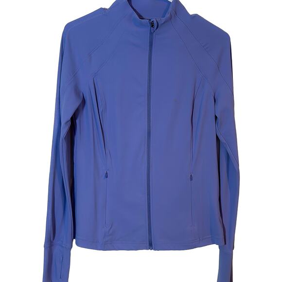 Avia Women's Small SoftSculpt Zip-Up Active Jacket Periwinkle Blue - Picture 1 of 6